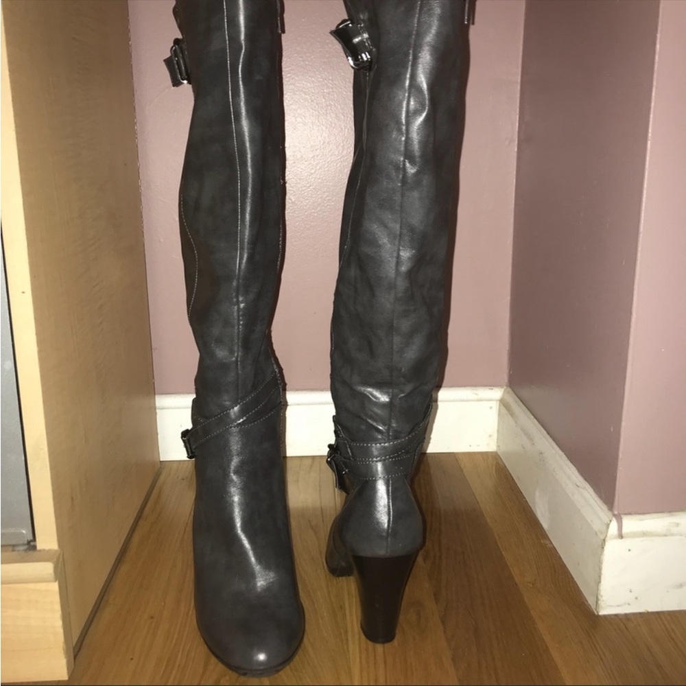 Stylish Tall gray boots